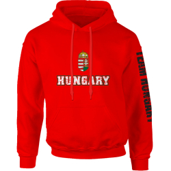 Kapucnis pulóver, Magyarország JR piros