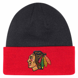 Плетена шапка, adidas NHL Chicago Blackhawks с маншети