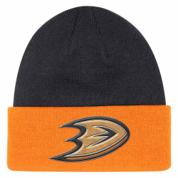 В'язана шапка, шапка з манжетами adidas NHL Anaheim Ducks