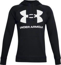 Kapucnis pulóver, Under Armour Rival Fleece Big Logo HD SR fekete
