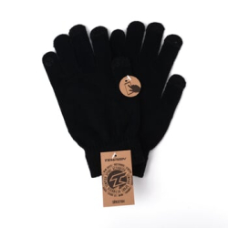Pletené rukavice, TEMPISH s dotykovým displejem, černé