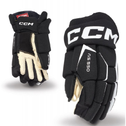 Gloves, CCM Tacks AS550 black YTH