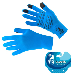 Skating Gloves, Wifa Protective thermo touch Blue