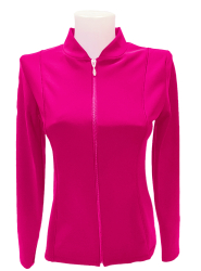 Куртка для фігурного катання, фігурка ручної роботи JR неоновий рожевий