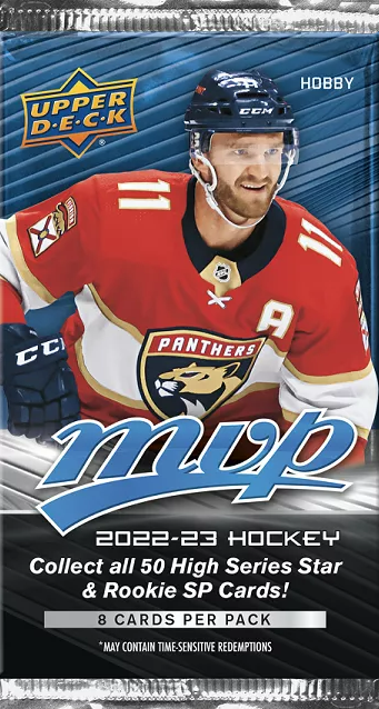 Hokis kártya, MVP NHL 2022-23 8 db/csom.
