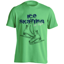 Póló, Ice Skating is Life menta SR
