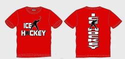 Camisetas, Hockey Hielo rojo SR