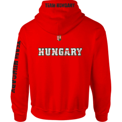 Kapucnis pulóver, Magyarország JR piros