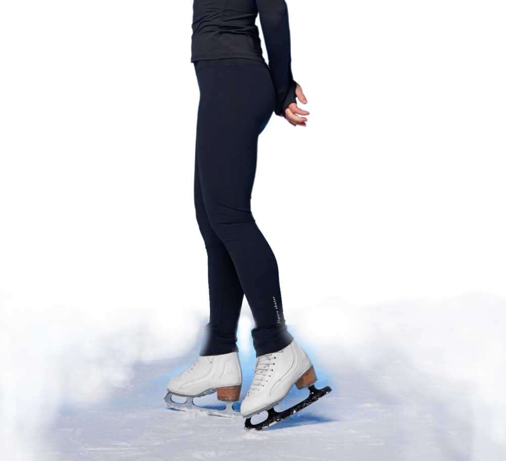 Műkorcsolya nadrág, JIV figure skater JR fekete