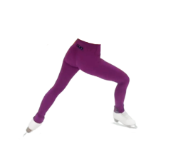 Műkorcsolya nadrág, JIV figure skater JR cherry