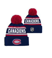 Téli sapka kötött, Outerstuff Jacquard Cuffed Knit Montreal Canadiens YTH