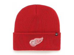 Zimní čepice pletená, NHL 47 Brand Haymaker Detroit Red Wings SR červená