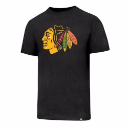 Camiseta, NHL 47 Brand Club Tee Chicago Blackhawks SR negro