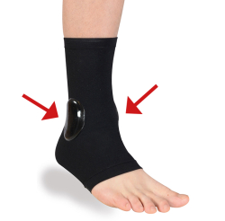 Zselés zokni, ORTEMA Padded Stocking Inside/Out