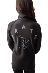 Jachetă de patinaj artistic EMZA SPORT Thermo 21 SR negru