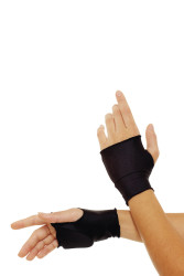 Műkorcsolya kézvédő kesztyű, INTERMEZZO 7336 Padded fekete