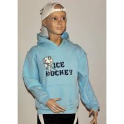 Sudaderas con capucha, Hockey sobre hielo azul claro JR
