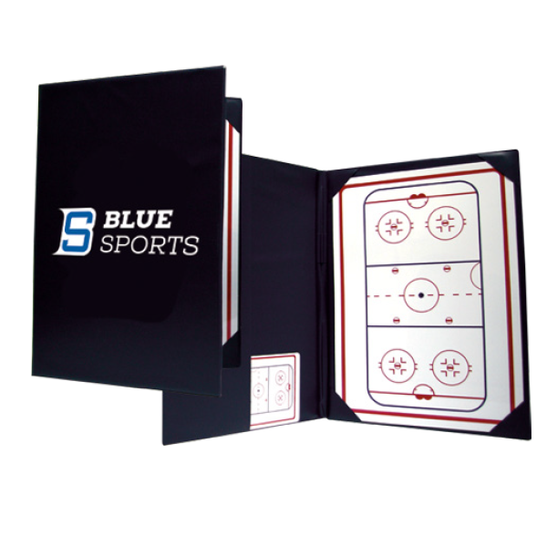 Edzői tábla, BLUE SPORTS mappás 28x37,5