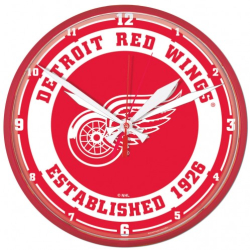 Годинник настінний, NHL Detroit Red Wings 32см