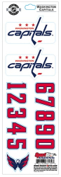 Calcomanías, NHL números de casco Washington Capitals