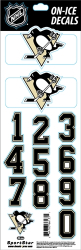 Стикери, номера на каски от НХЛ Pittsburgh Penguins