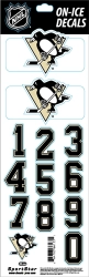 Matrica, NHL számok fejvédőre Pittsburgh Penguins