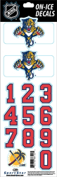 Obtisky, čísla na helmy NHL Florida Panthers