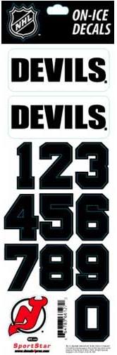 Matrica, NHL számok fejvédőre New Jersey Devils