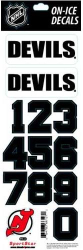 Obtisky, čísla na helmy NHL New Jersey Devils
