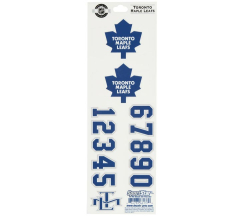 Стикери, номера на каски от НХЛ Toronto Maple Leafs