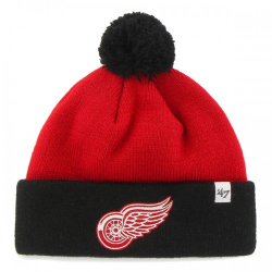 Зимова в'язана шапка, NHL Detroit Red Wings бамбук YTH