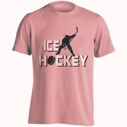 Тениска, ICE HOCKEY pink JR