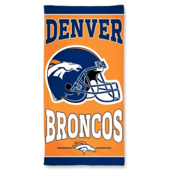 Towel, NFL Denver Broncos helmet 150x75