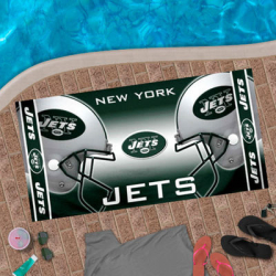 Хавлиена кърпа, каска NFL New York Jets 150x75