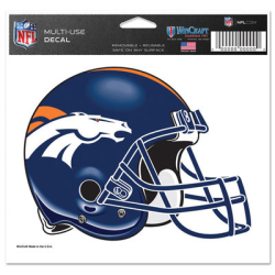 Стикер, каска NFL Denver Broncos 12,5x15