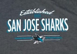 Camiseta, NHL San José Sharks coronada SR