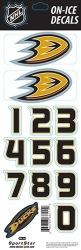 Наклейка, номери НХЛ на головних уборах Anaheim Ducks
