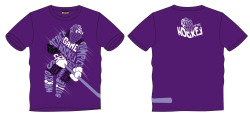 Тениска, Hockey Power purple JR