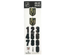 Matrica, NHL számok fejvédőre Vegas Golden Knights